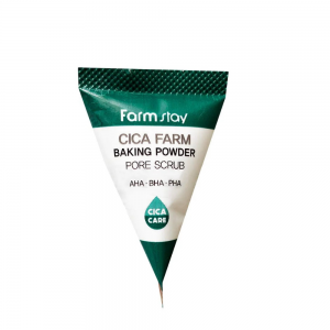 Скраб содовый треугольный FarmStay CICA FARM Baking Powder с центеллой
